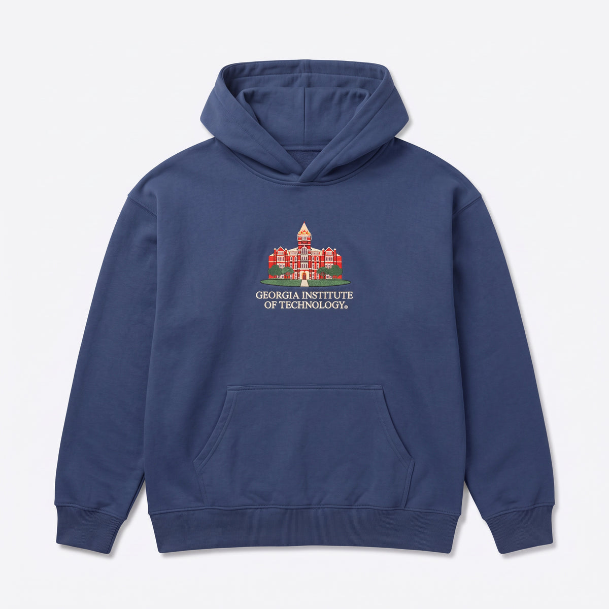 Georgia Tech Building Hoodie, front