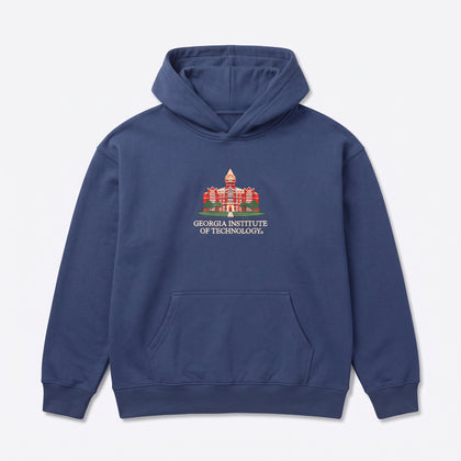 Georgia Tech Building Hoodie