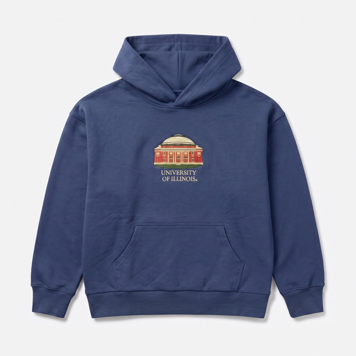 Illinois Building Hoodie, front