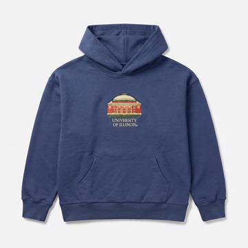 Illinois Building Hoodie, front