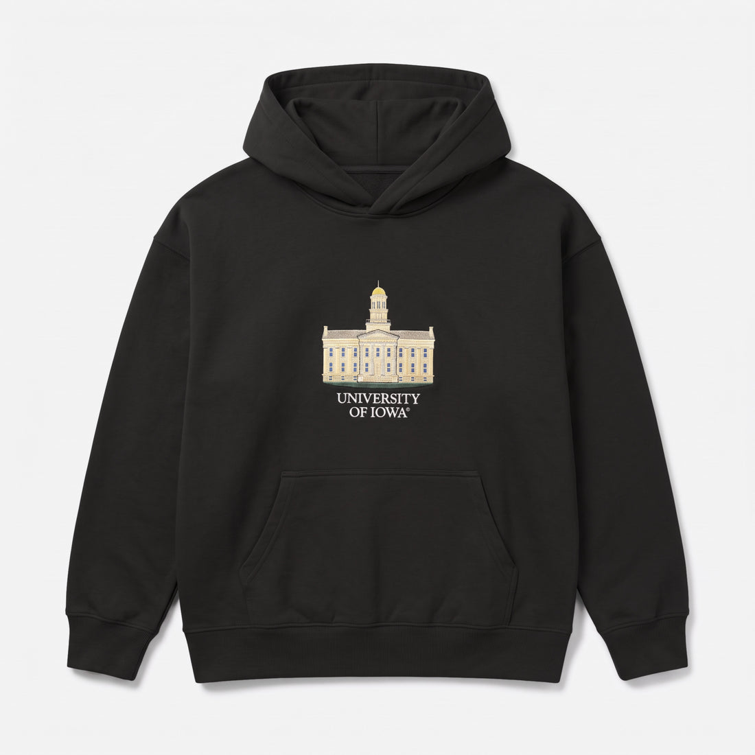 Iowa Building Hoodie, front