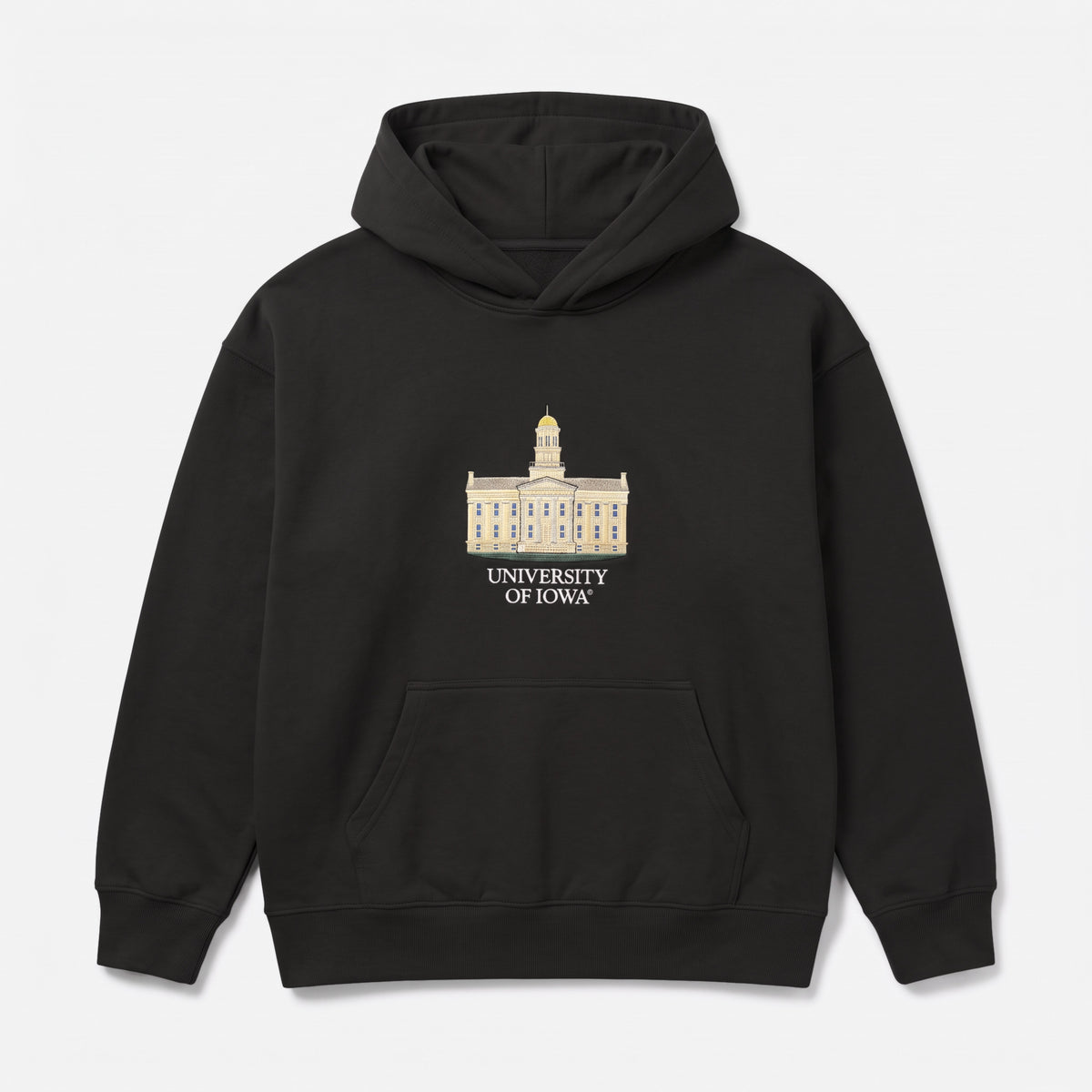 Iowa Building Hoodie, front