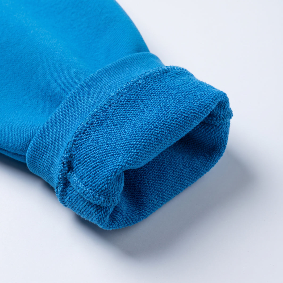 Ole Miss Building Hoodie, french terry interior detail