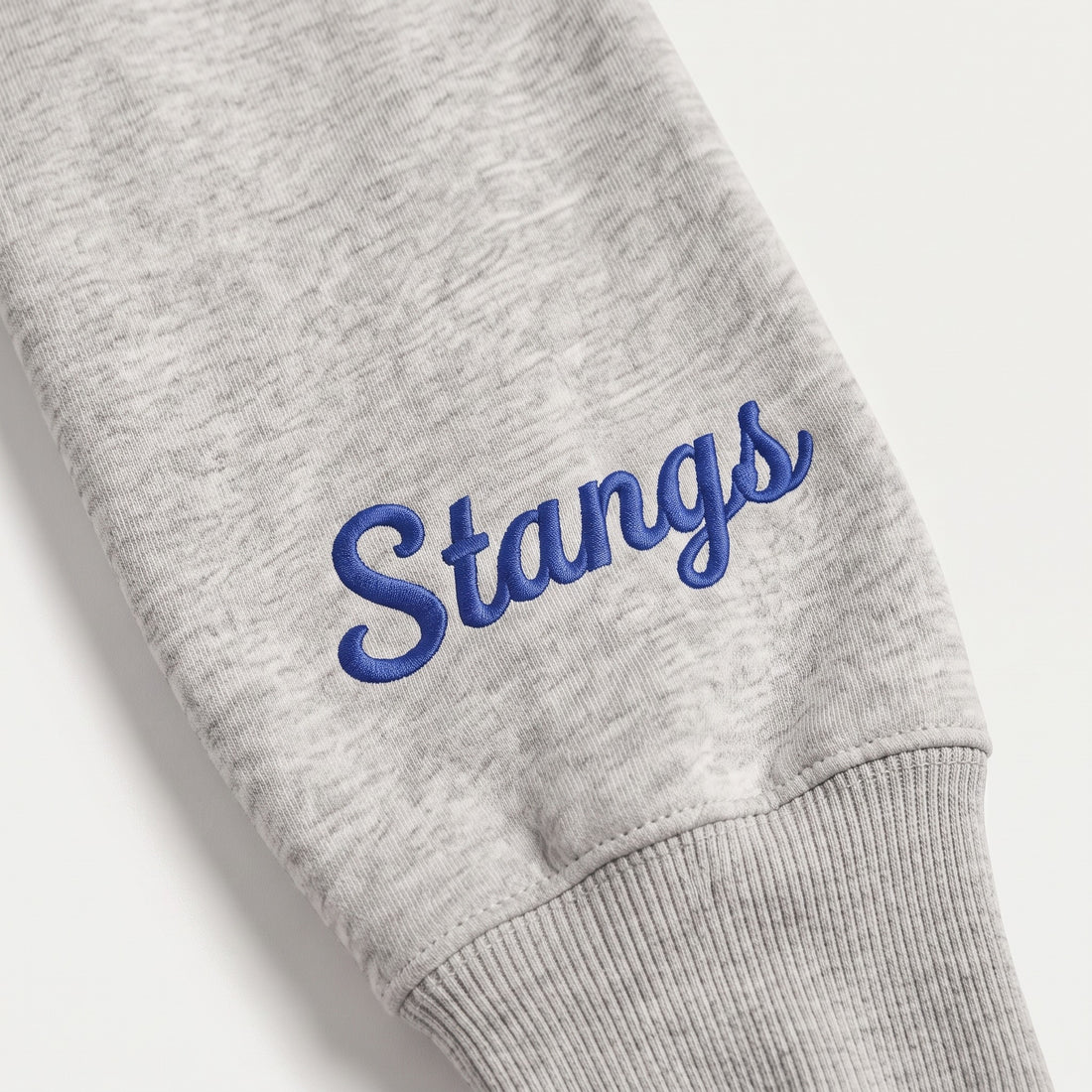 SMU Sideline Mockneck sleeve logo detail