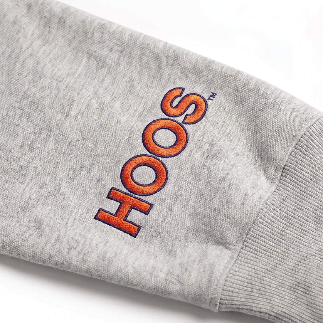 Virginia Sideline Mockneck sleeve logo detail