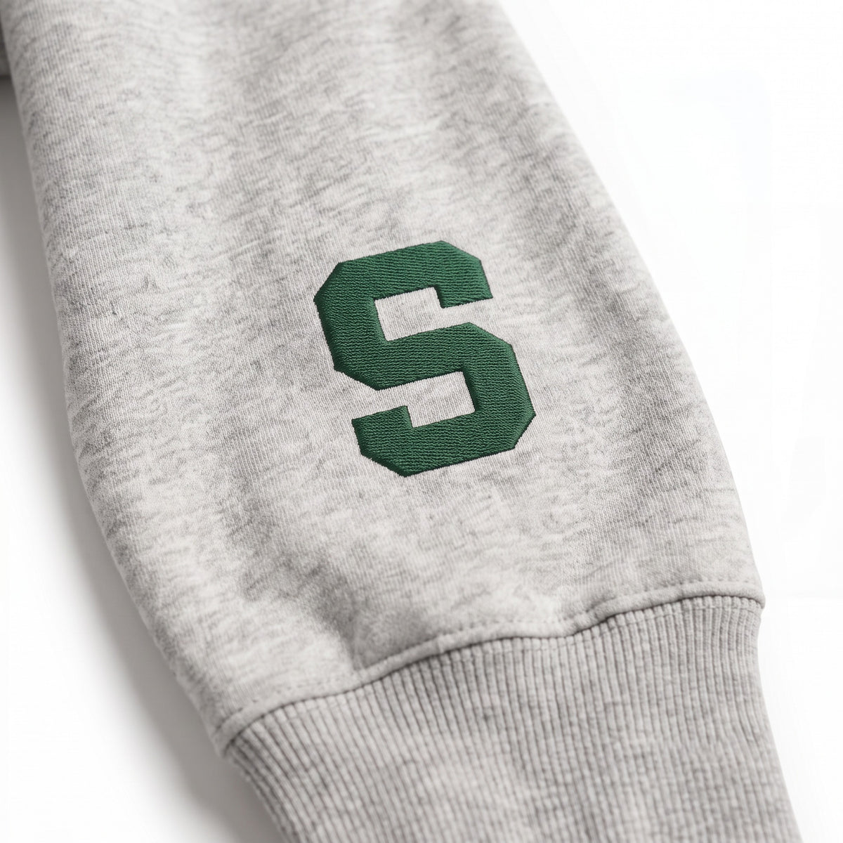 Michigan State Sideline Mockneck sleeve logo detail
