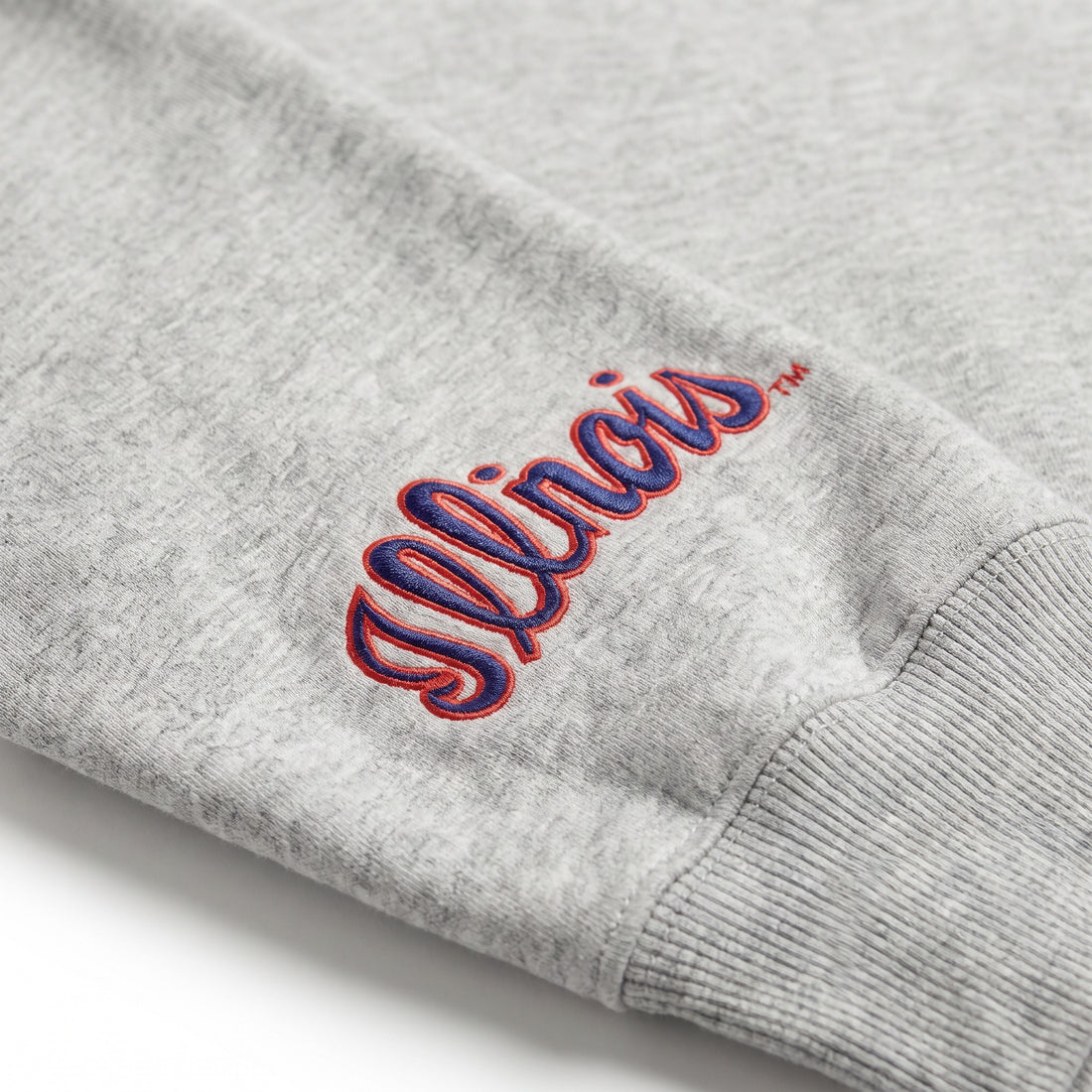 Illinois Sideline Mockneck sleeve logo detail