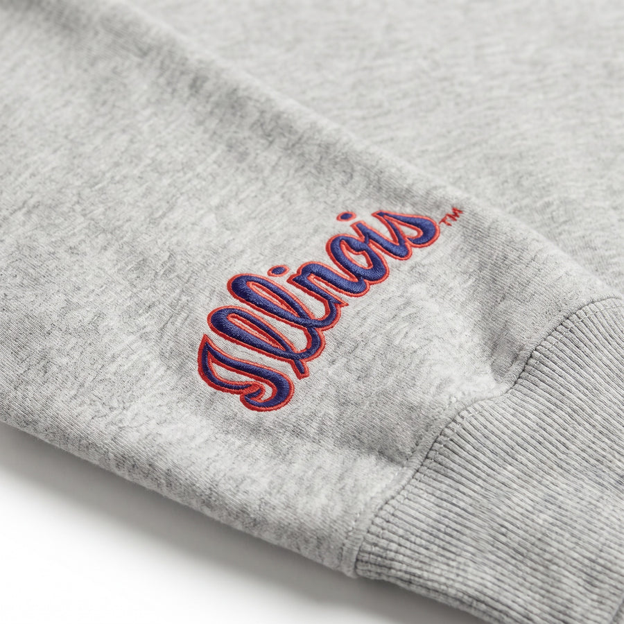 Illinois Sideline Mockneck sleeve logo detail