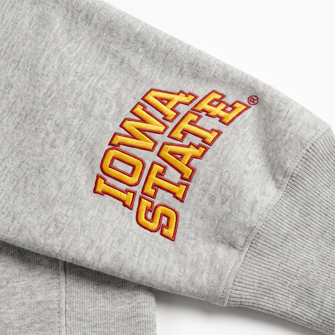 Iowa State Sideline Mockneck sleeve logo detail