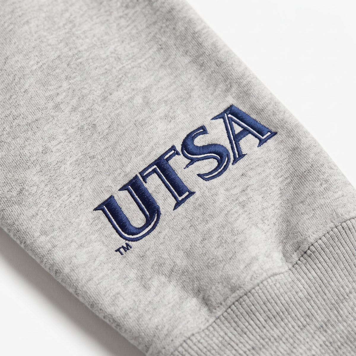 UTSA Sideline Mockneck sleeve logo detail