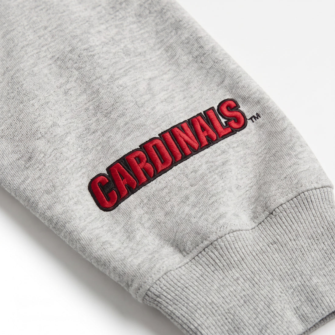 Louisville Sideline Mockneck sleeve logo detail