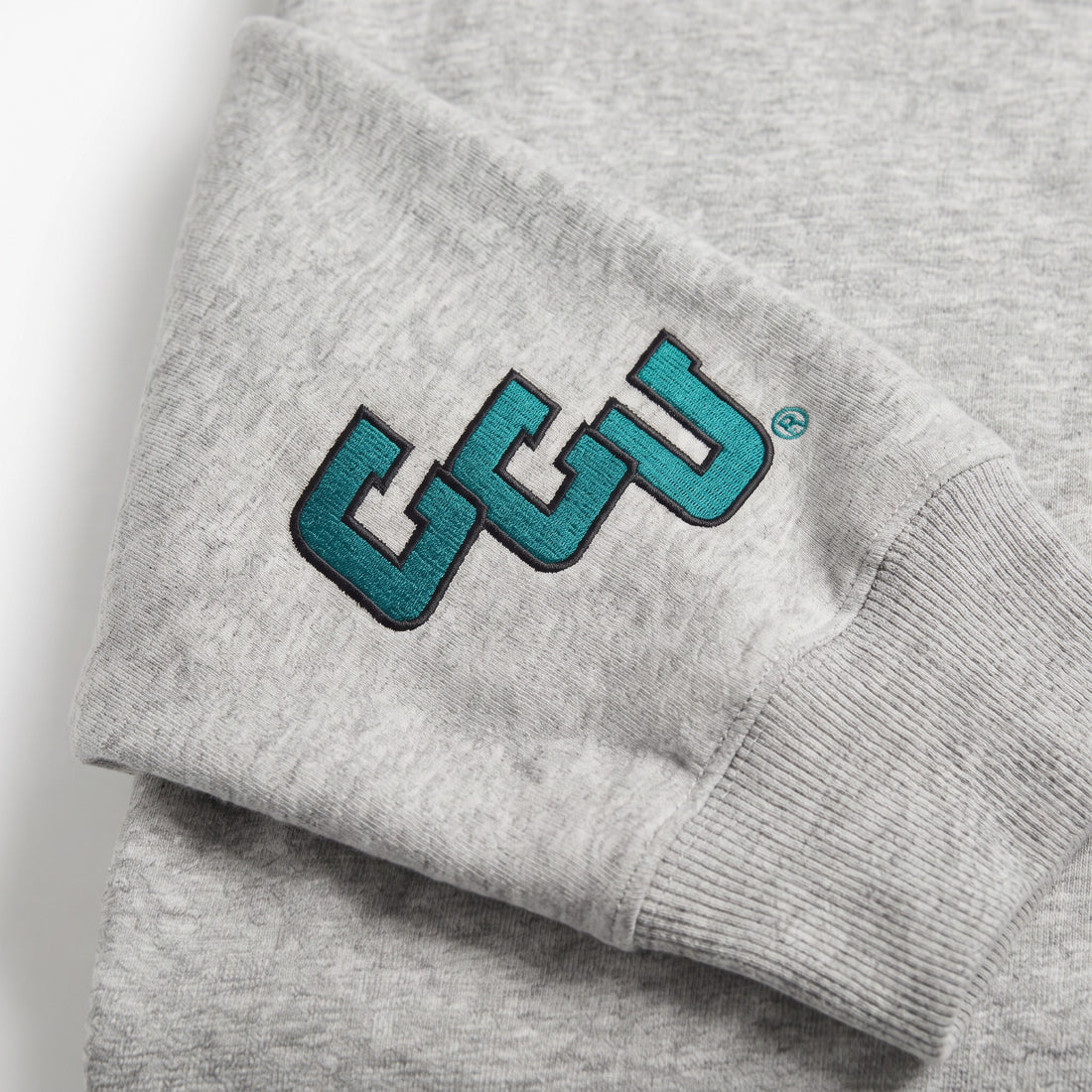 Coastal Carolina Sideline Mockneck sleeve logo detail