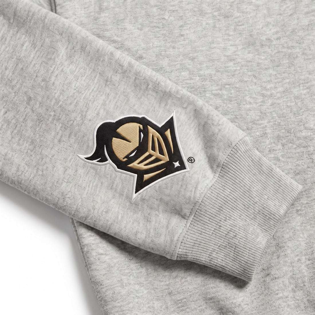 Central Florida Sideline Mockneck sleeve logo detail