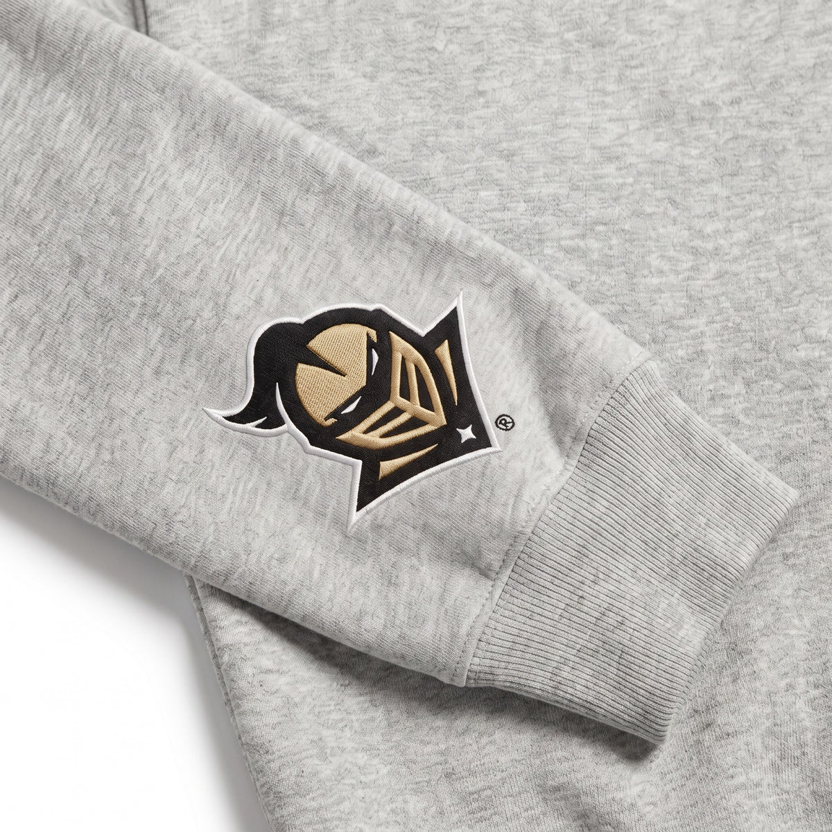 Central Florida Sideline Mockneck sleeve logo detail
