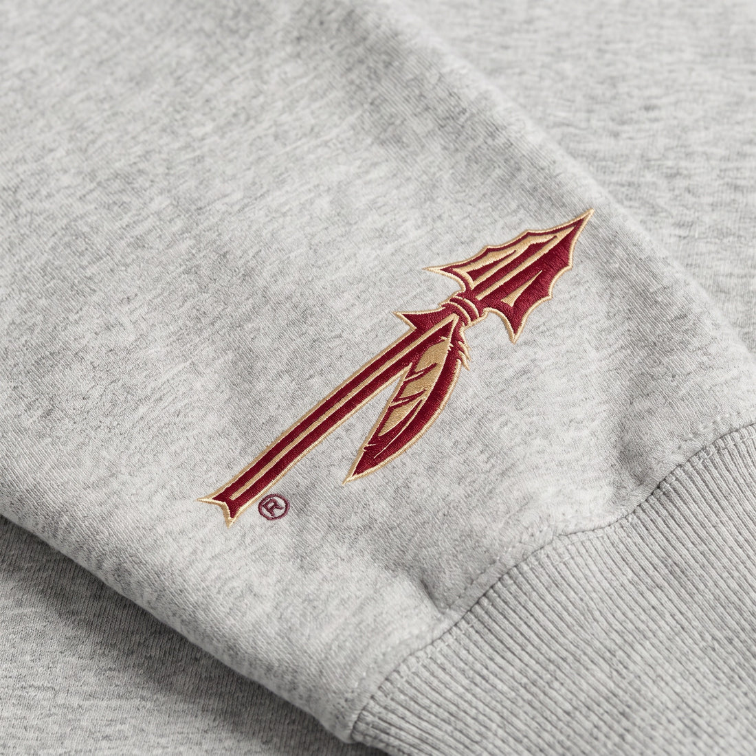 Florida State Sideline Mockneck sleeve logo detail
