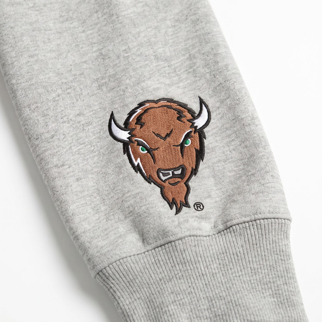 Marshall Sideline Mockneck sleeve logo detail