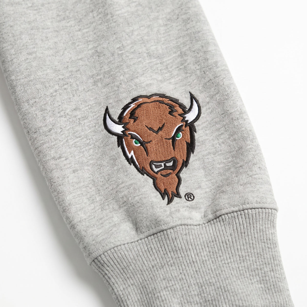 Marshall Sideline Mockneck sleeve logo detail