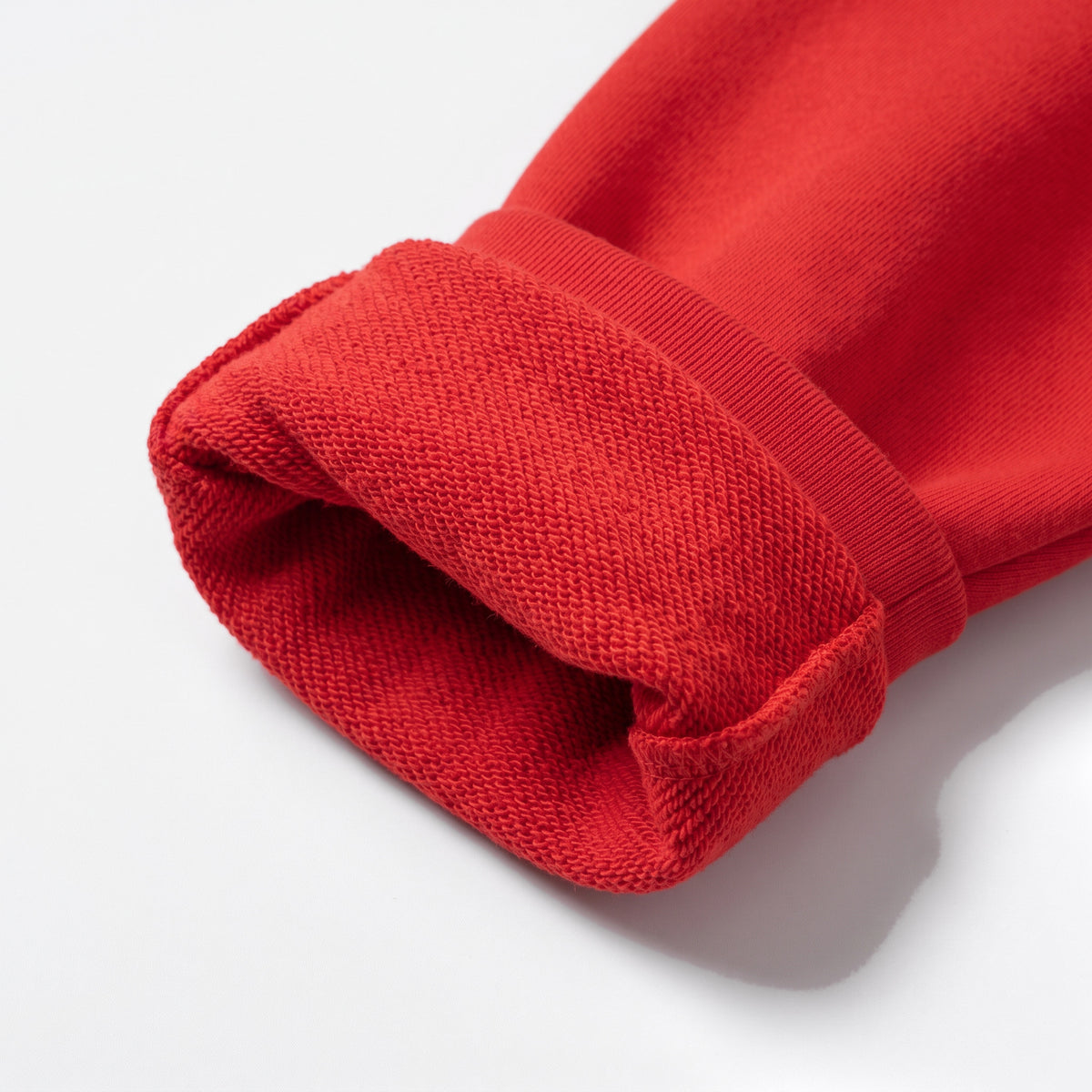 Texas Tech Building Hoodie, french terry interior detail