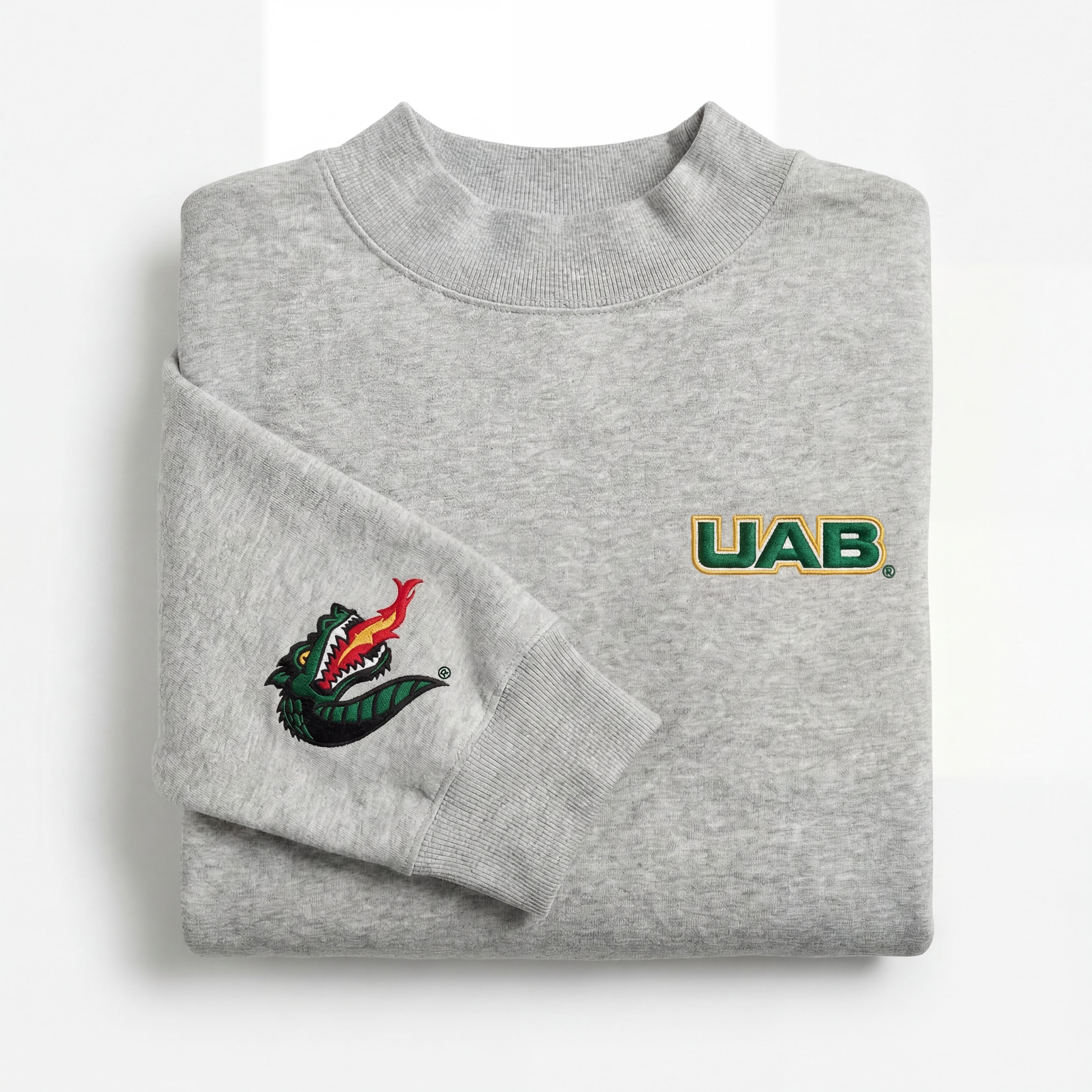 UAB Oversized Mock Neck