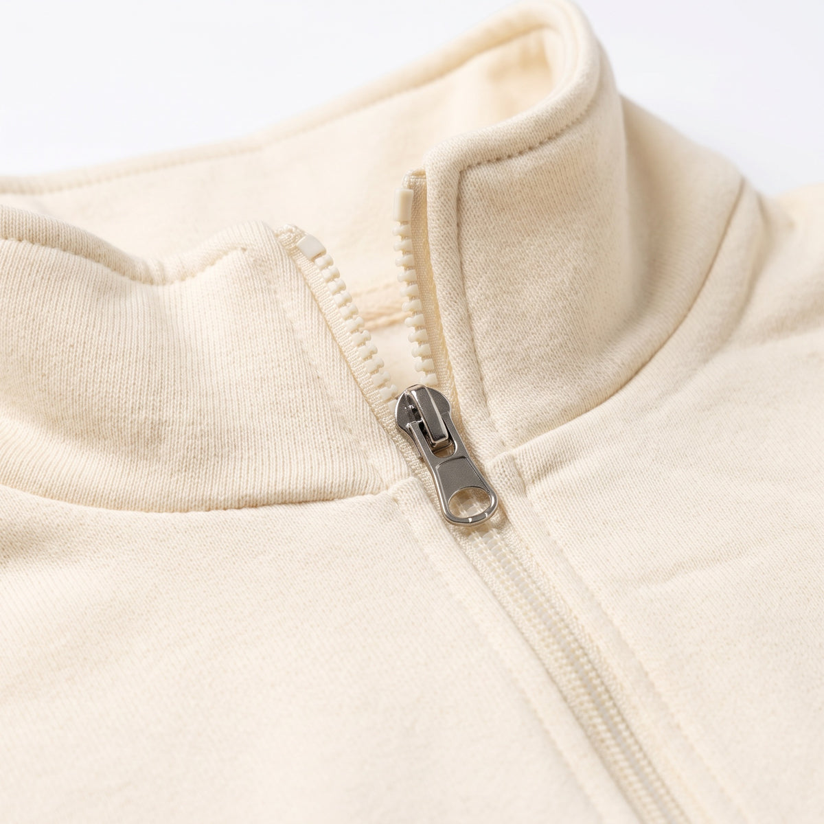 Georgia Tech Quarter Zip zipper detail