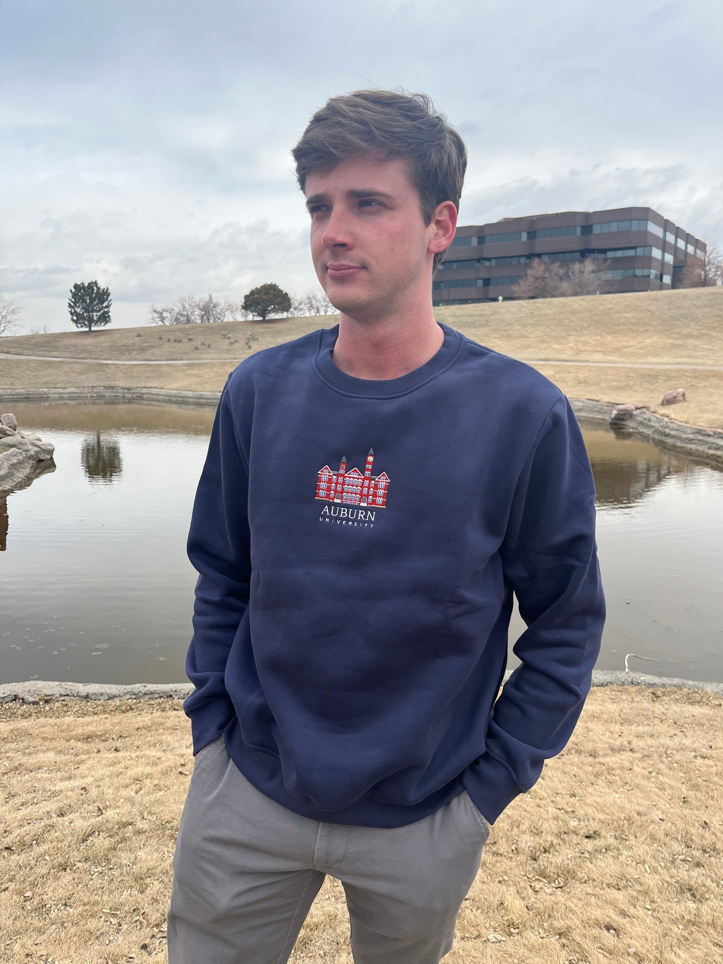 Auburn University Crewneck - Navy